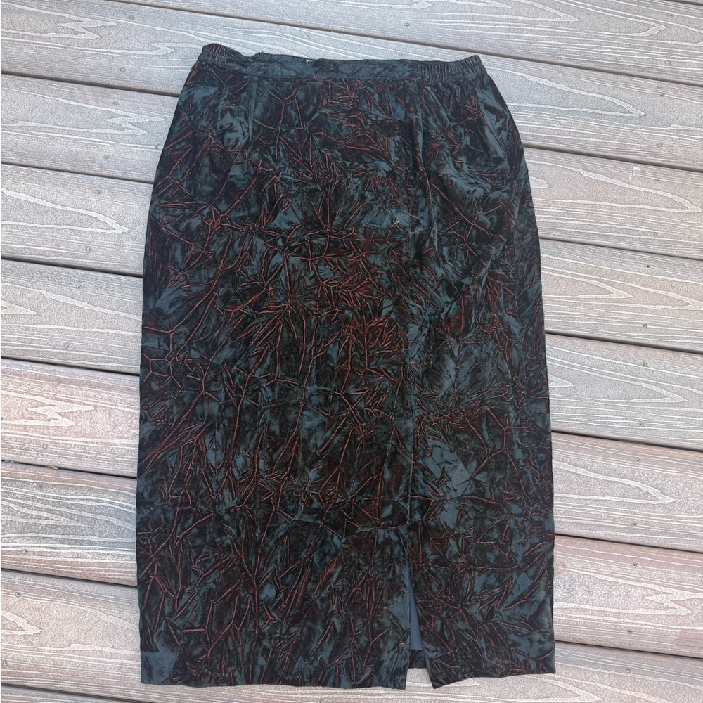 Elegant Black and Brown Women's Skirt size 18 - Picture 9 of 9